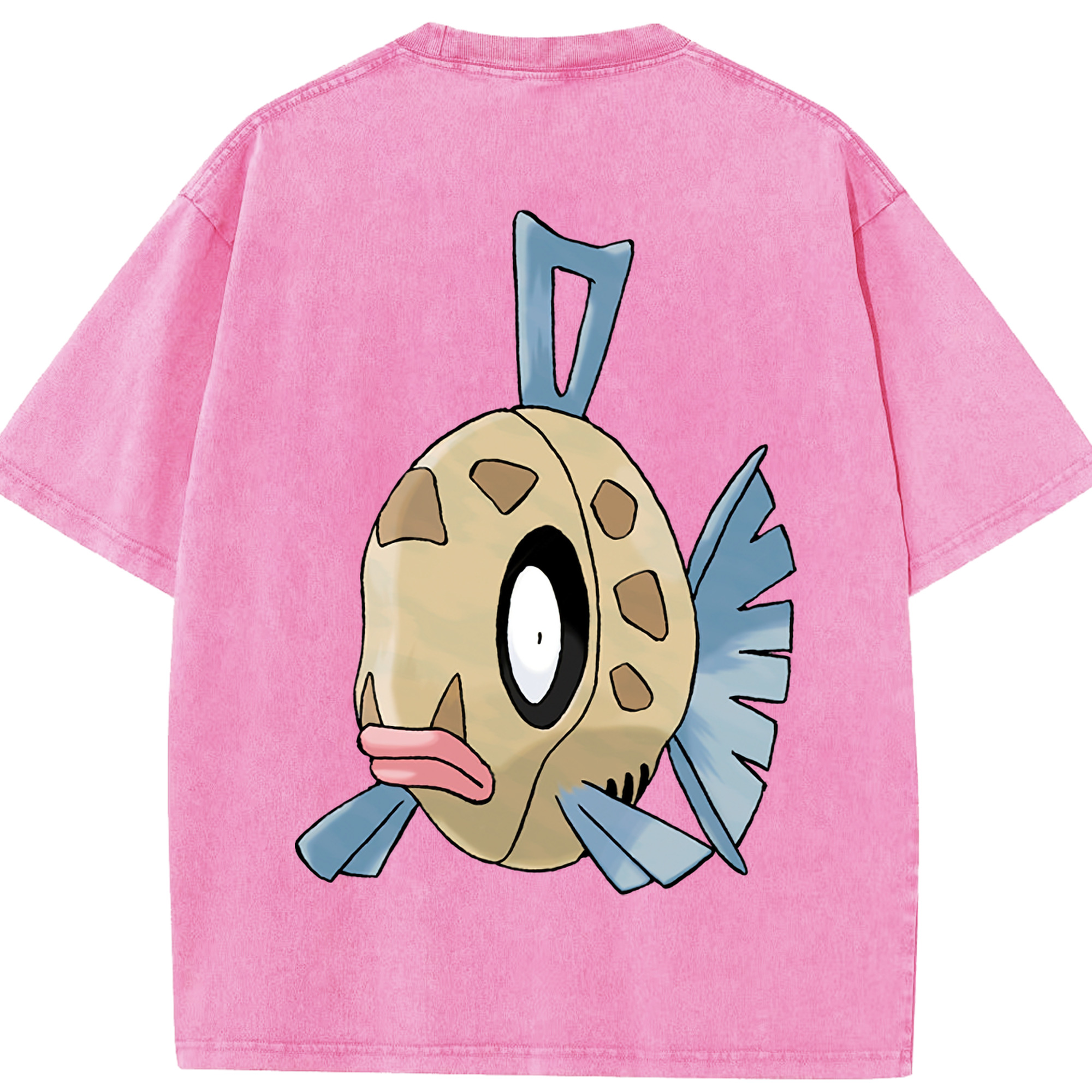 （画像用） ポケットモンスター Pokémon 綿100% ヴィンテージ風 半袖Tシャツ（背面プリント）
